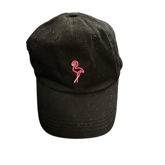 Chubbies black pink flamingo baseball cap hat - Picture 1 of 3